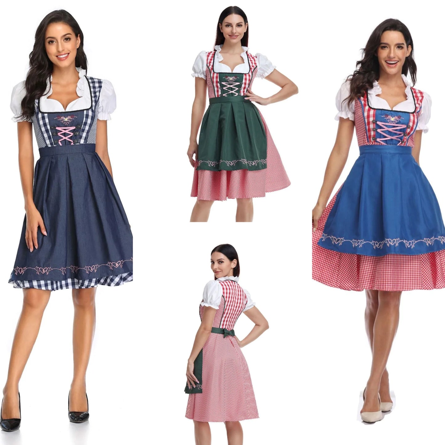 Modisches Oktoberfest-Kleid