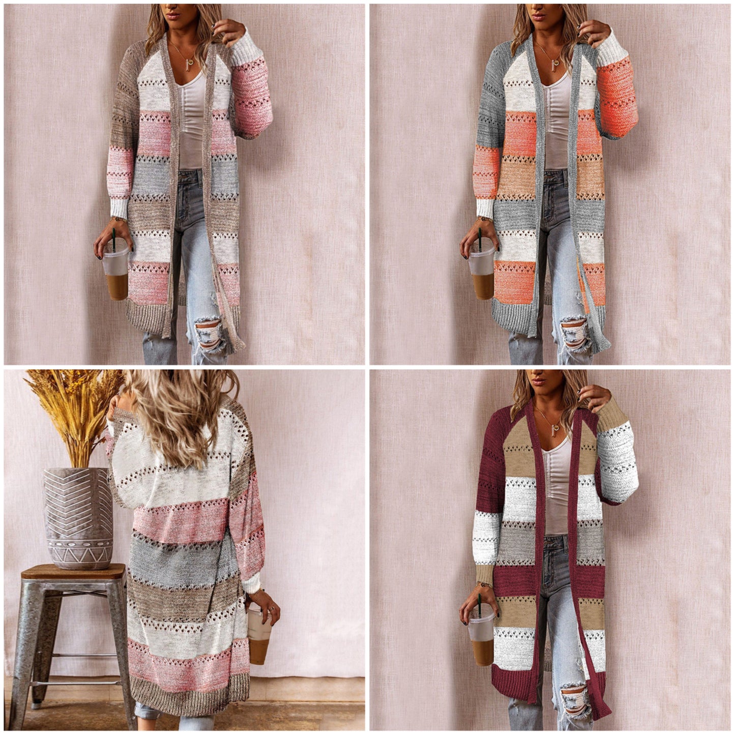 "Irena" Langer Cardigan