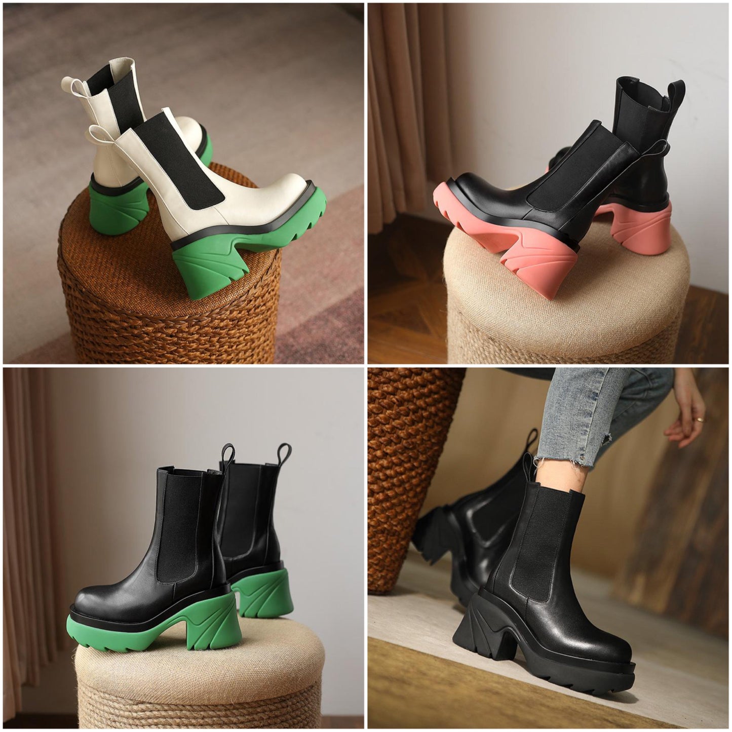 "Alexandria" Designer Chelsea Boots