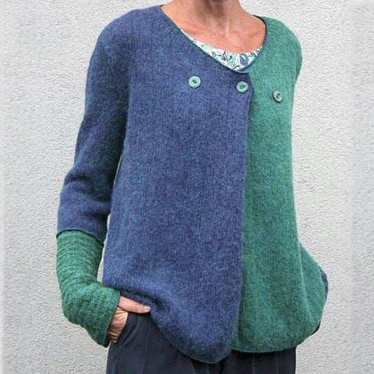 "Theodora" Lässiger Strickpullover