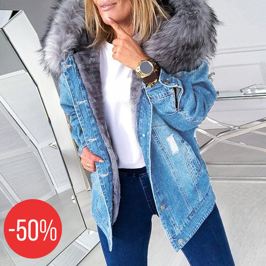 "Lena" Moderne Denim-Jacke