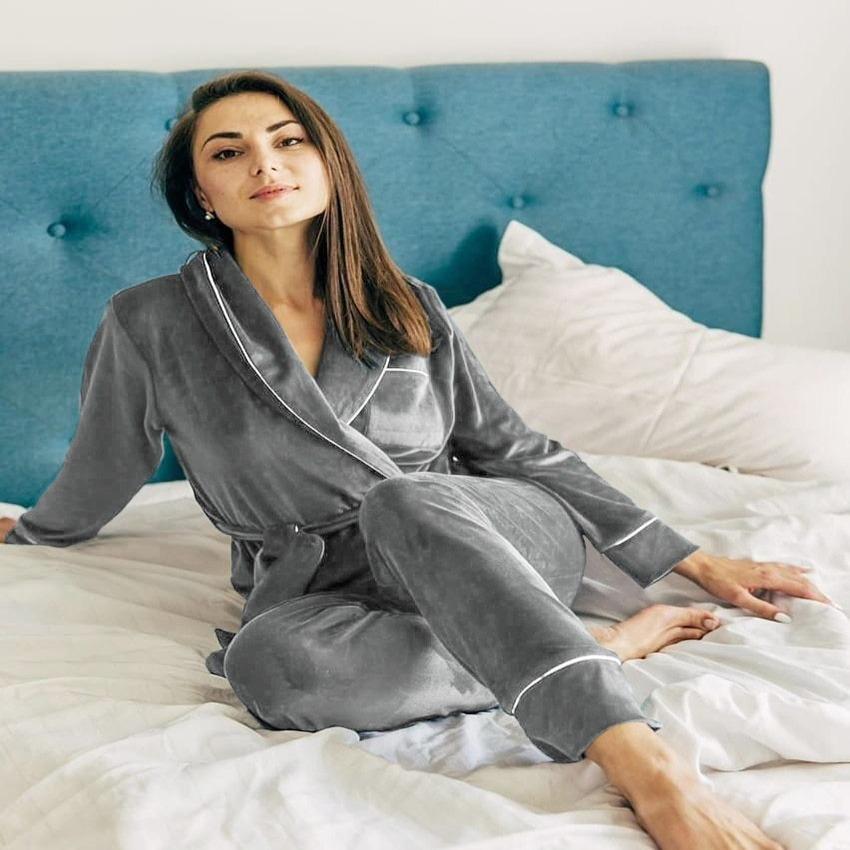 Lux™ Hochwertige Samt-Loungewear