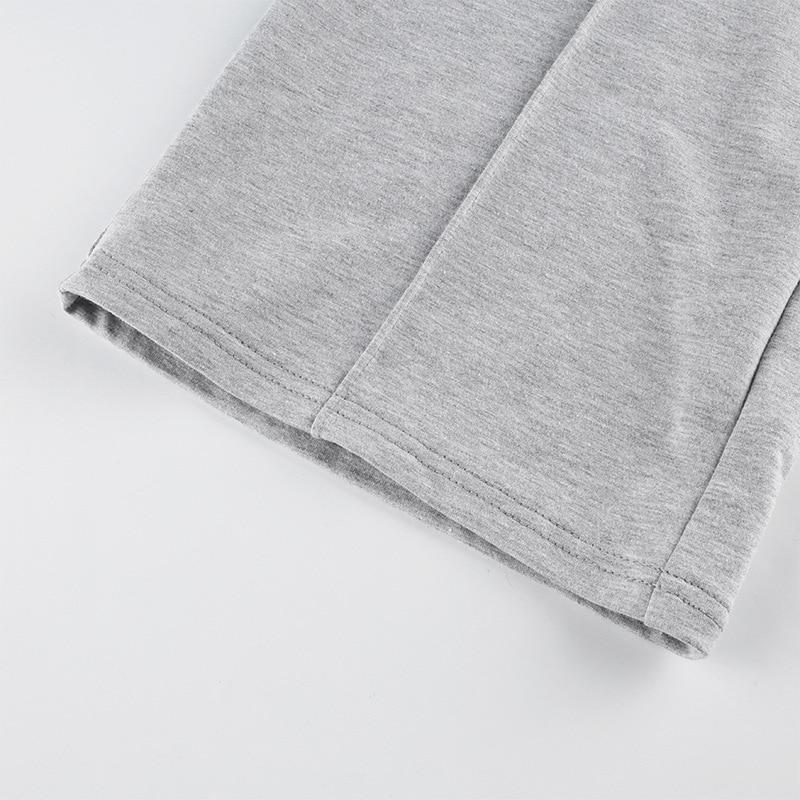 Elastische Sweatpants mit hoher Taille