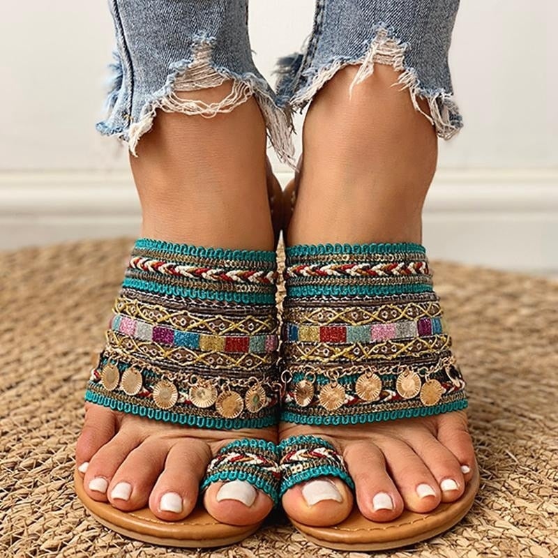 "Alina" Bequeme Boho-Sandale