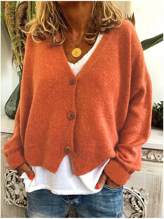 "Sabrina" Weiche Strickjacke