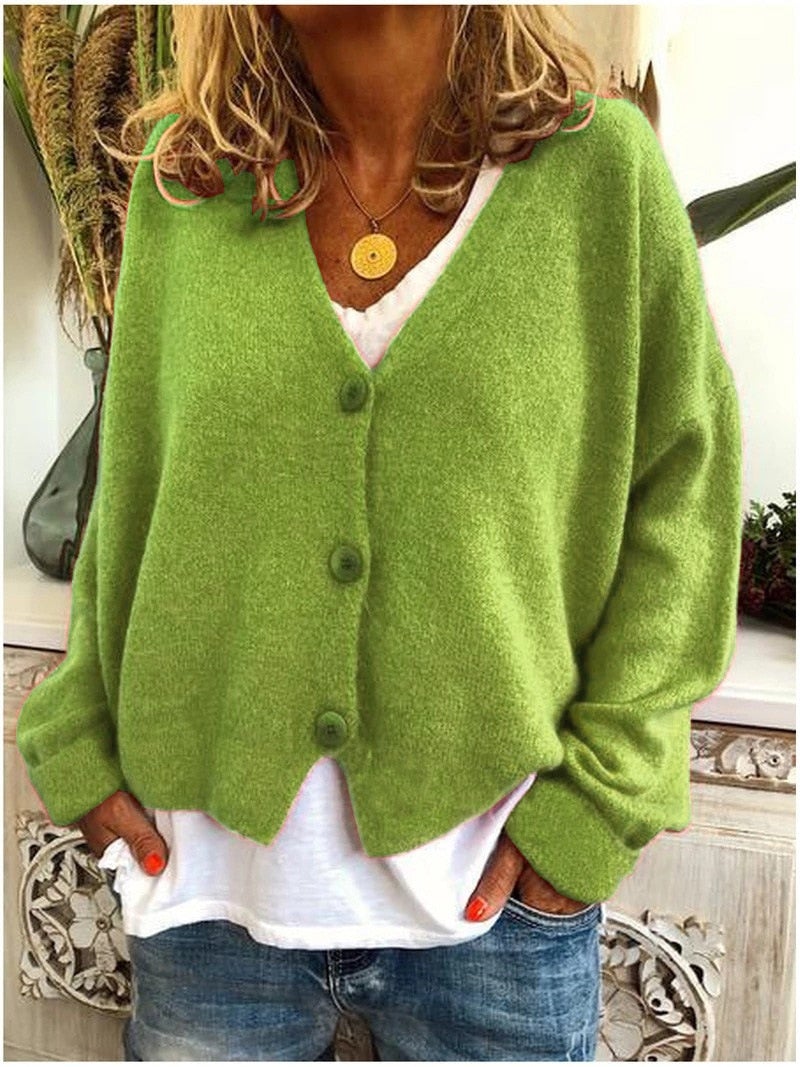 "Sabrina" Weiche Strickjacke