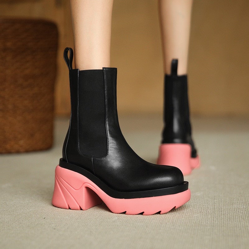 "Alexandria" Designer Chelsea Boots