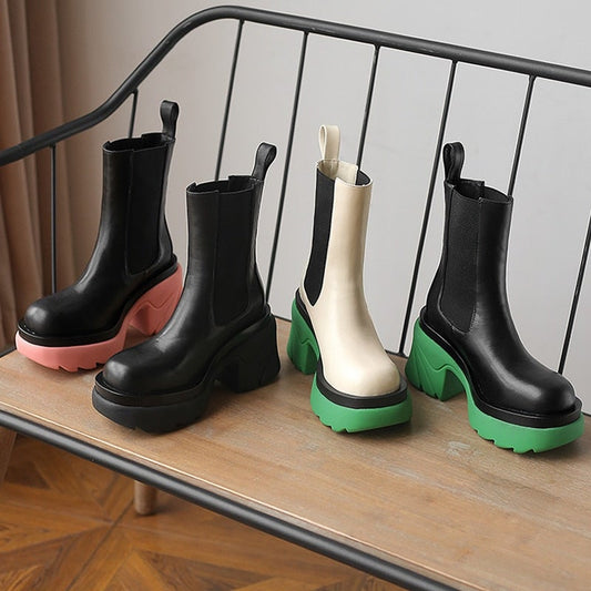 "Alexandria" Designer Chelsea Boots