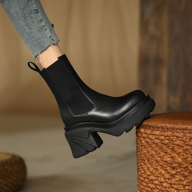 "Alexandria" Designer Chelsea Boots