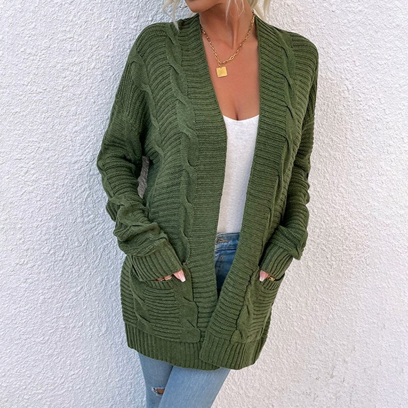 "Milena" Klassische Strickjacke