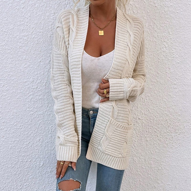 "Milena" Klassische Strickjacke