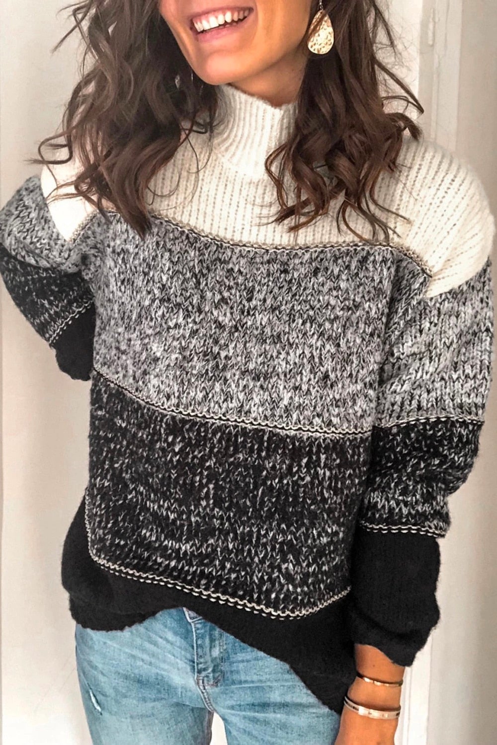 "Milena" Lässiger Strickpullover