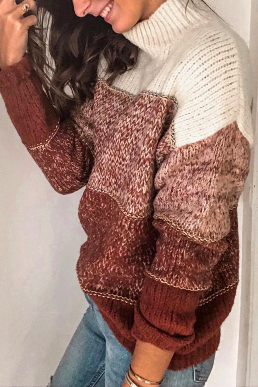 "Milena" Lässiger Strickpullover